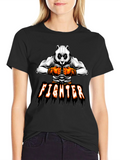 Panda Fighter Graphic Tee - Black product image 1