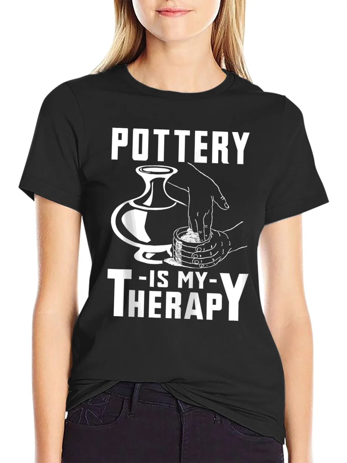 Pottery Is My Therapy Graphic T-Shirt product image 2