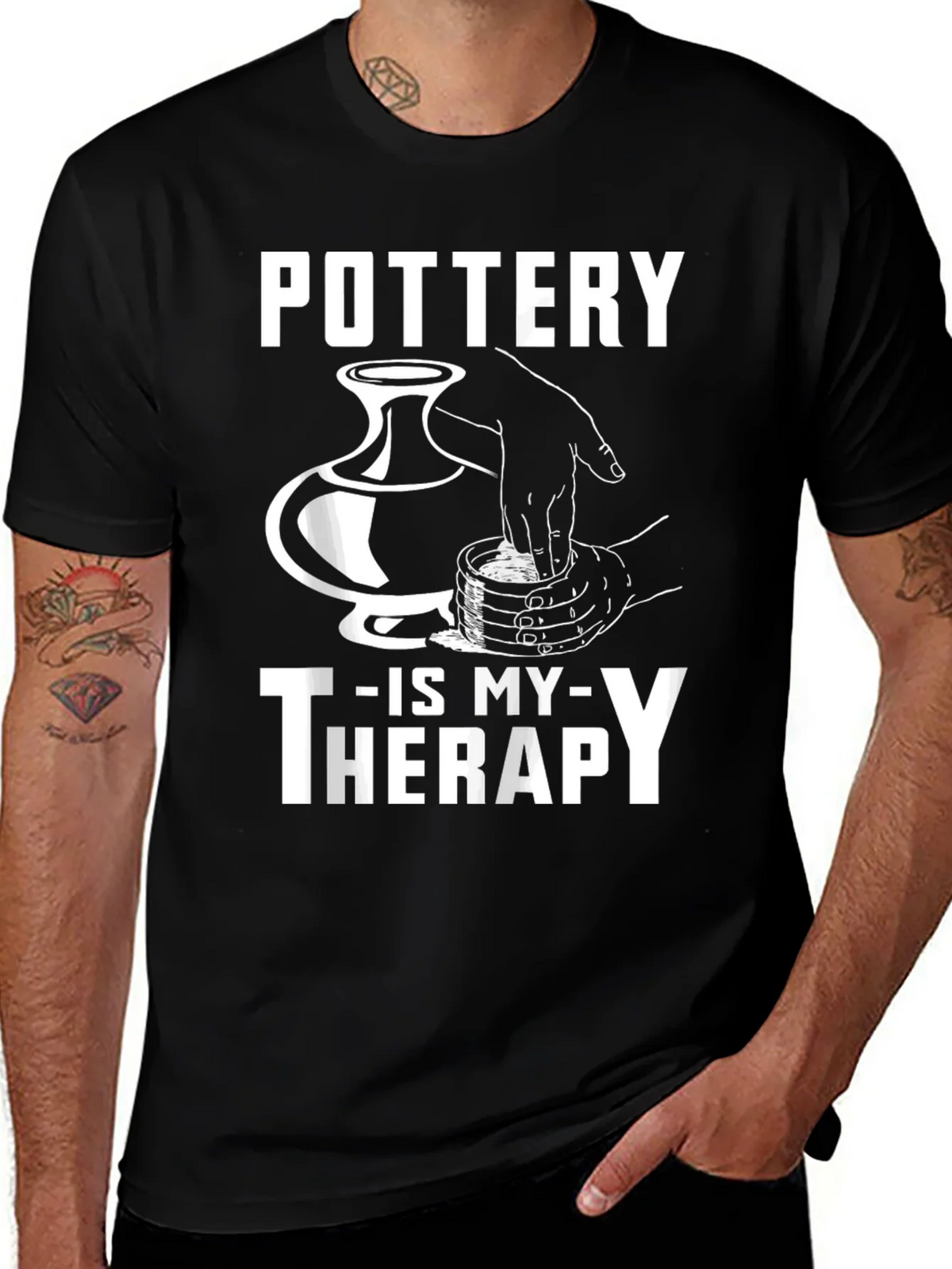 Pottery Is My Therapy Graphic T-Shirt product image 1