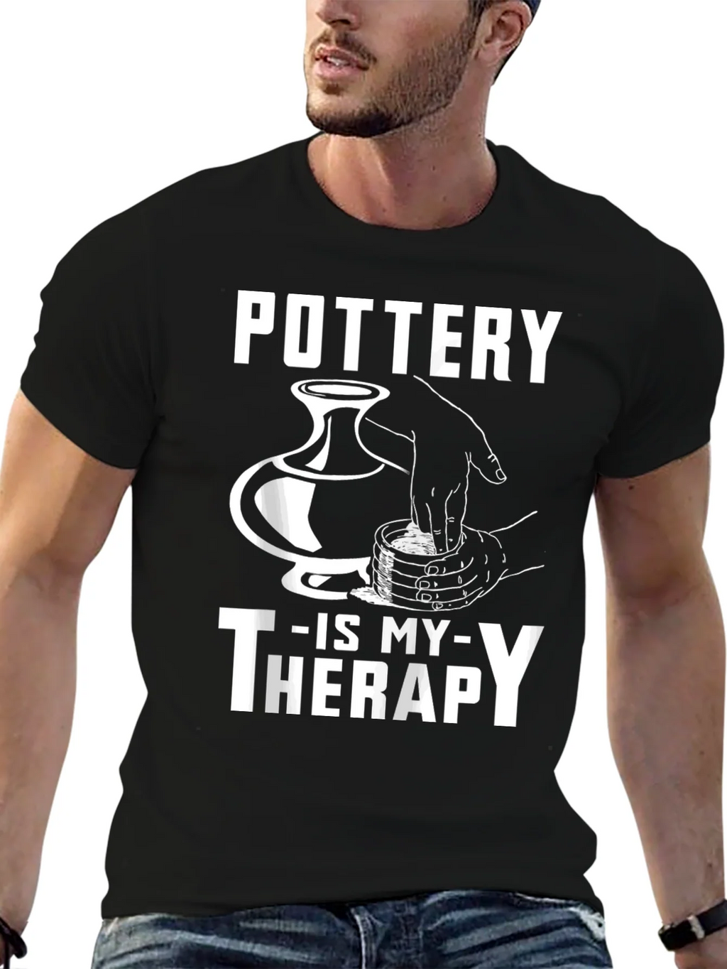 Pottery Is My Therapy Graphic T-Shirt product image 6