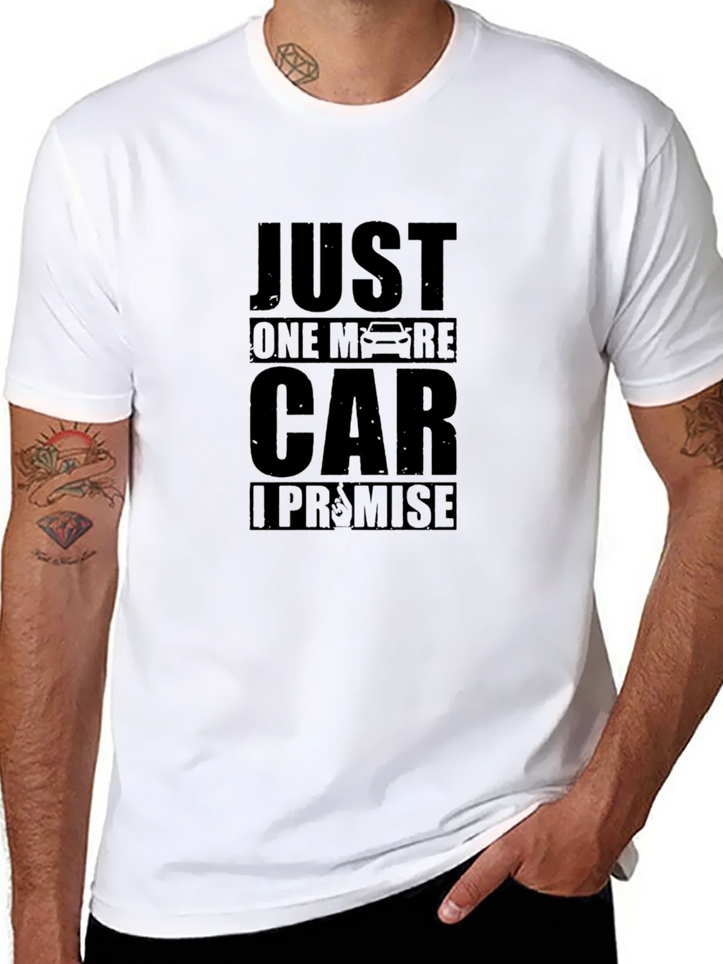 Just One More Car T-Shirt - Black Lover Gift product image 7
