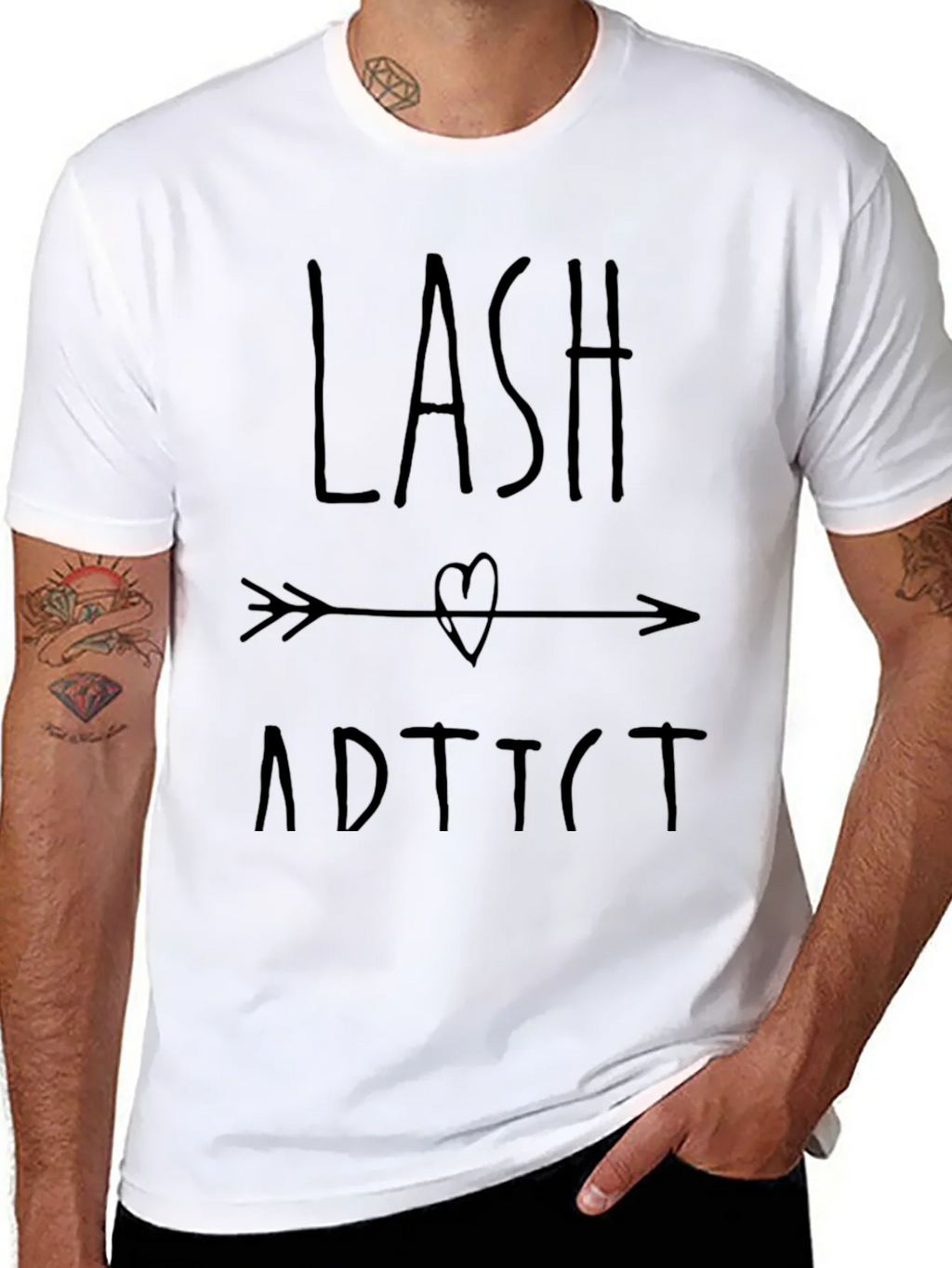 Lash Addict Graphic Tee - Unisex Cotton T-Shirt product image 7