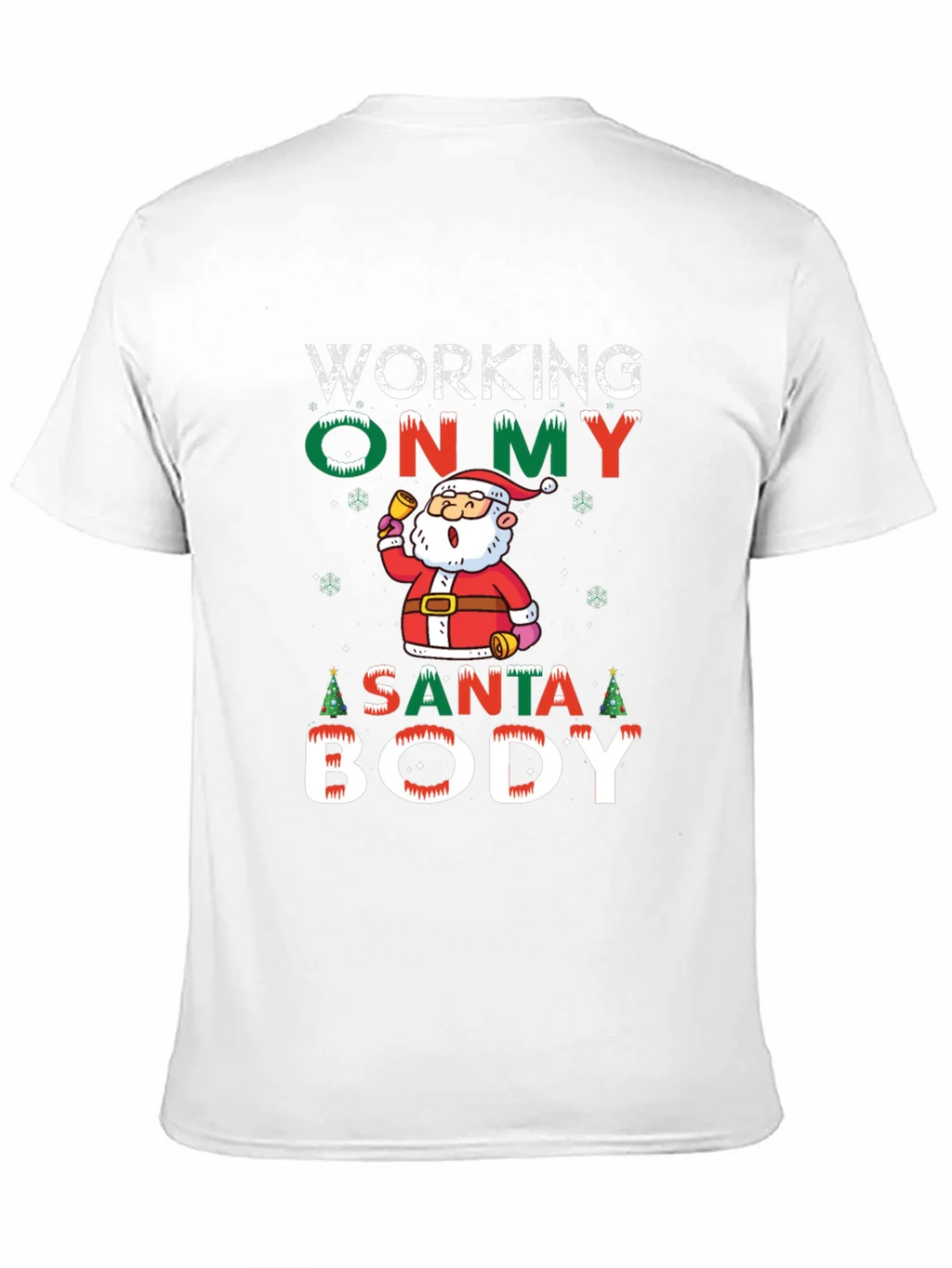 Working on My Santa Body T-Shirt - Holiday Tee product image 6