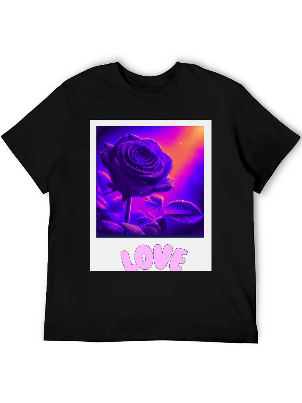 Rose Love Graphic Tee - Trendy Style product image 5