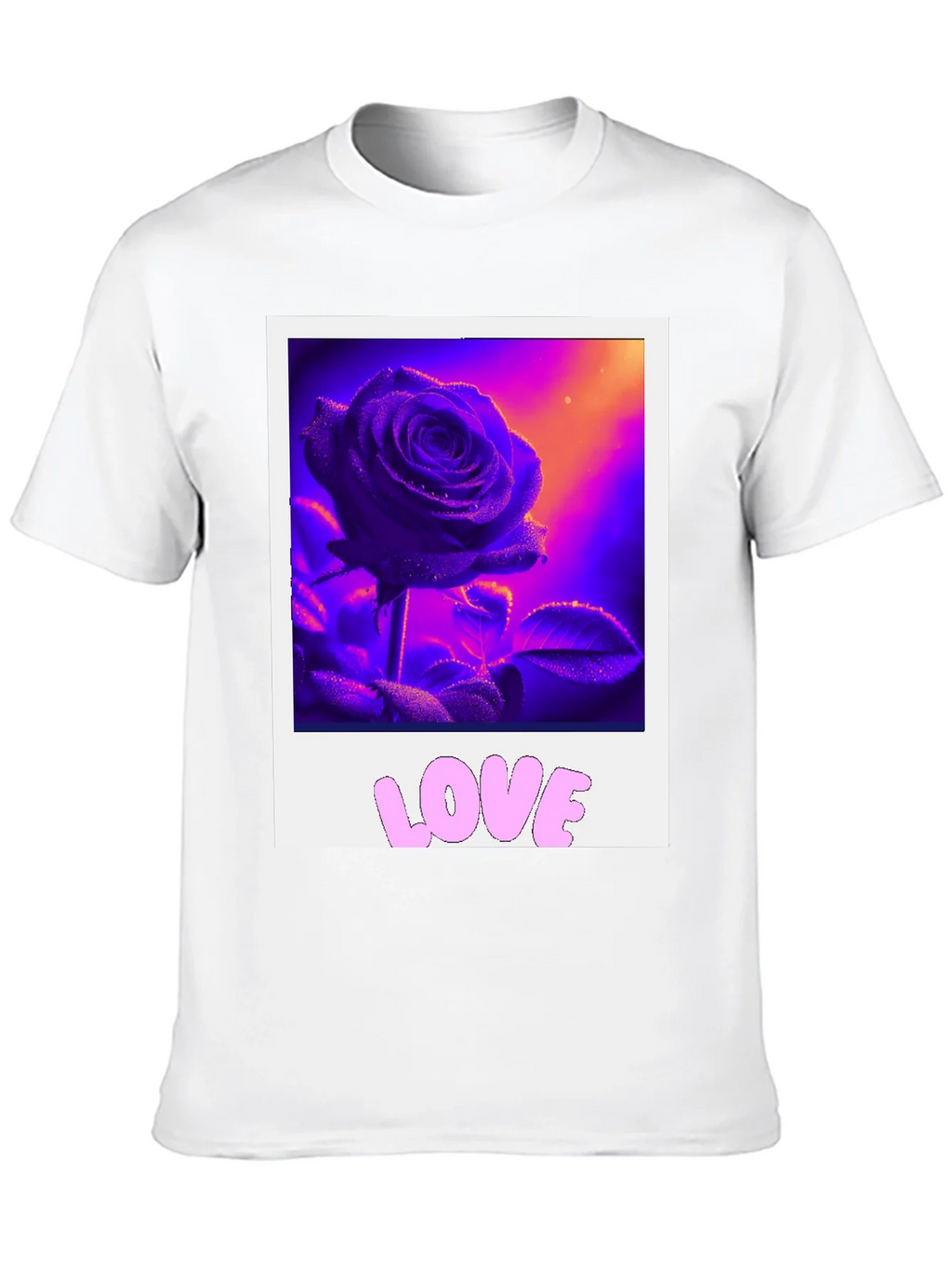 Rose Love Graphic Tee - Trendy Style product image 9