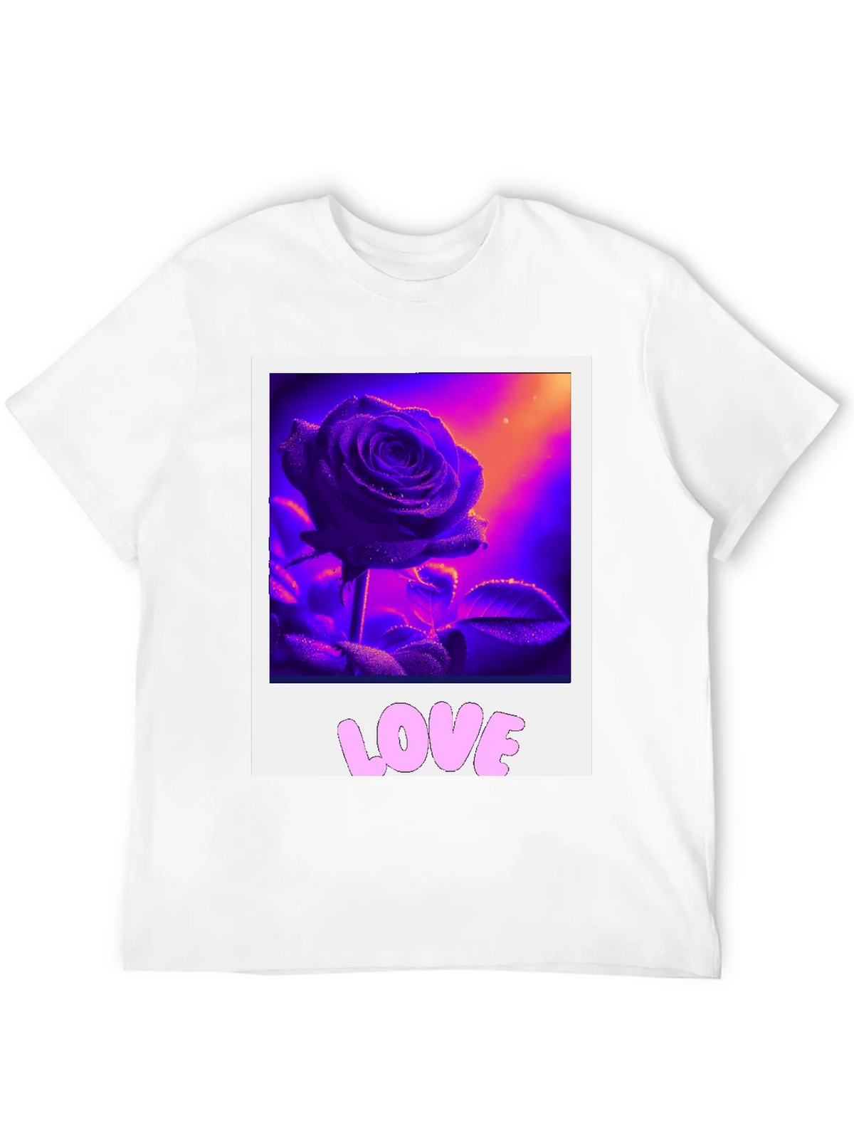 Rose Love Graphic Tee - Trendy Style product image 11