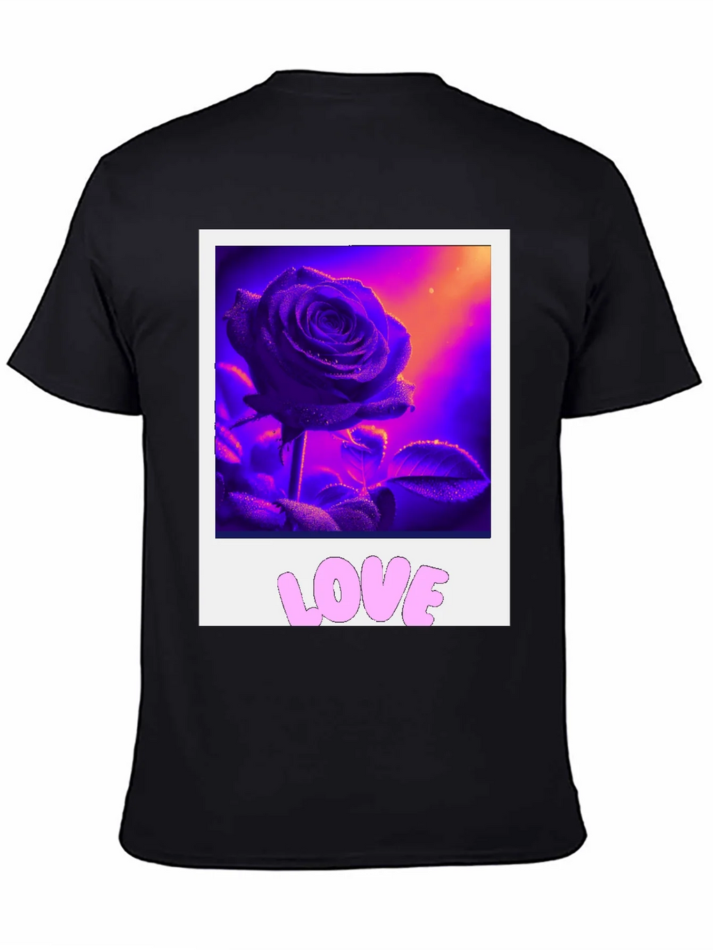 Rose Love Graphic Tee - Trendy Style product image 4