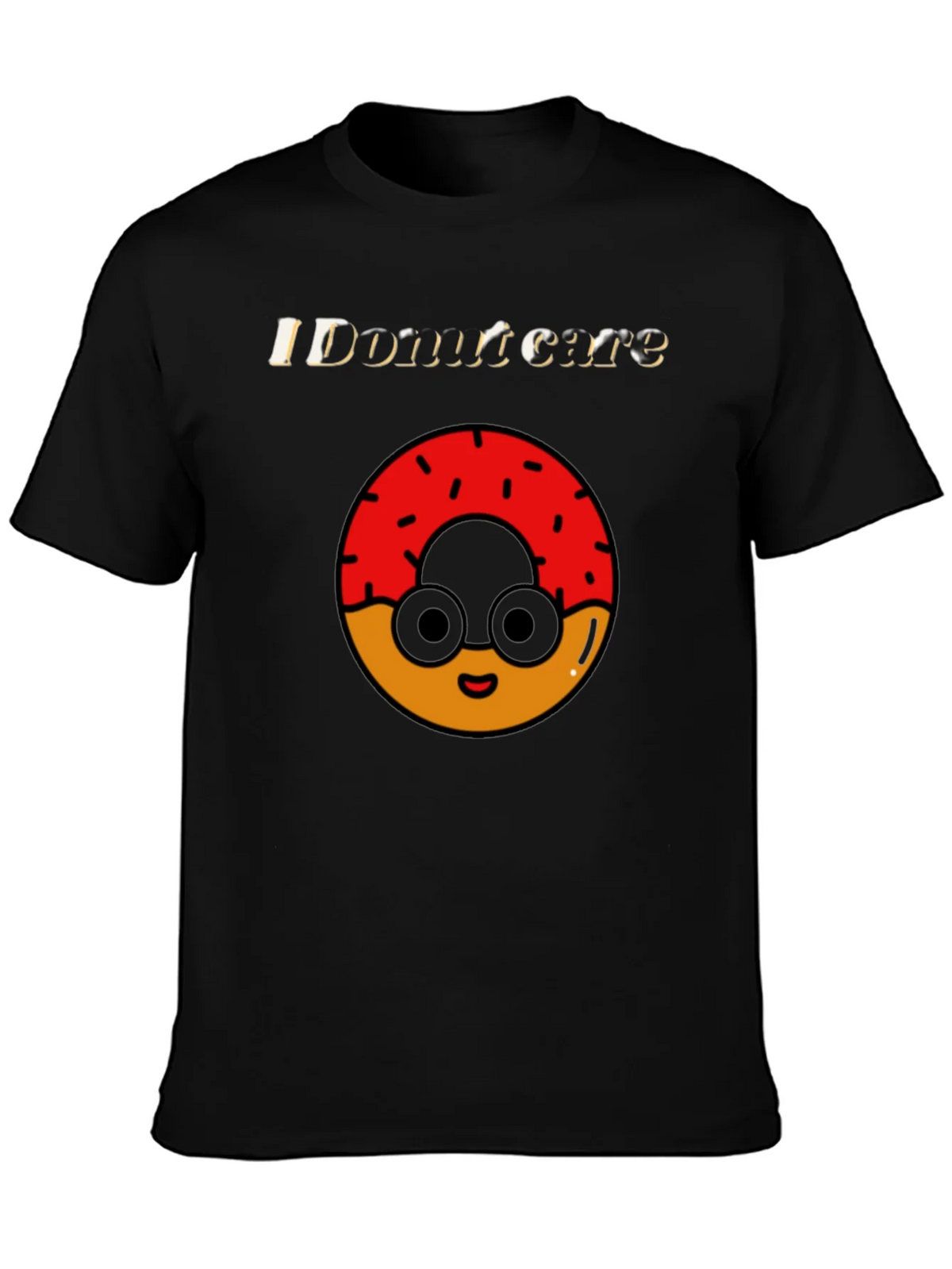 Funny Donut Care Graphic T-Shirt product image 3