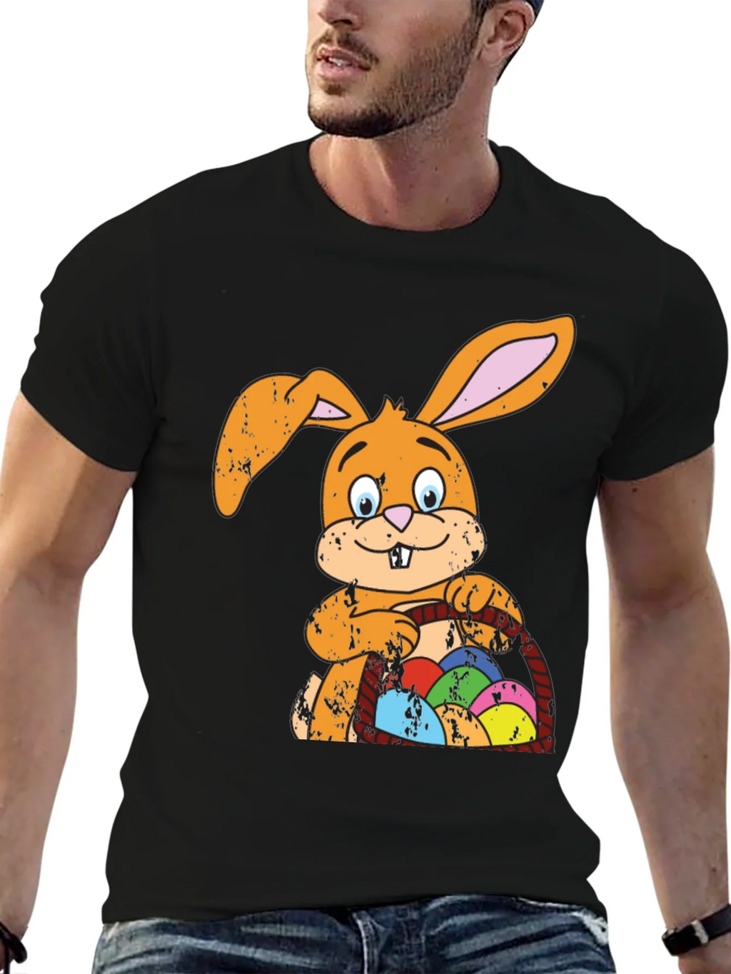 Easter Bunny Basket T-Shirt product image 4
