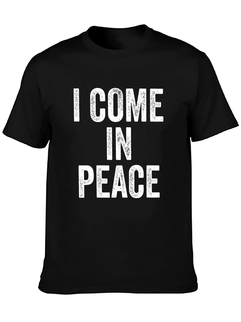 I Come in Peace Graphic Tee - Black product image 3