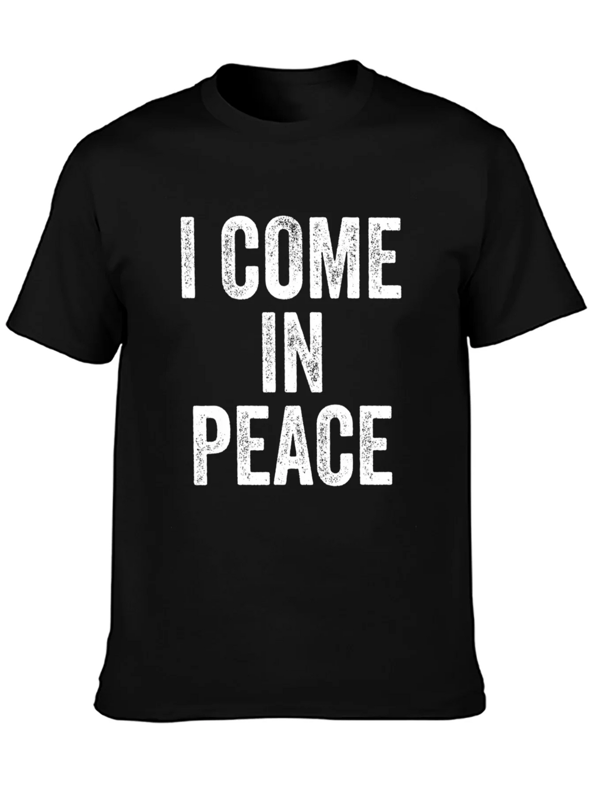 I Come in Peace Graphic Tee - Black product image 3