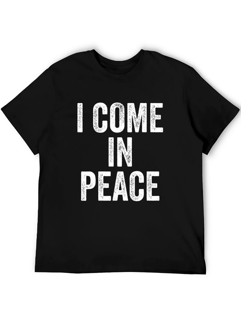 I Come in Peace Graphic Tee - Black product image 5