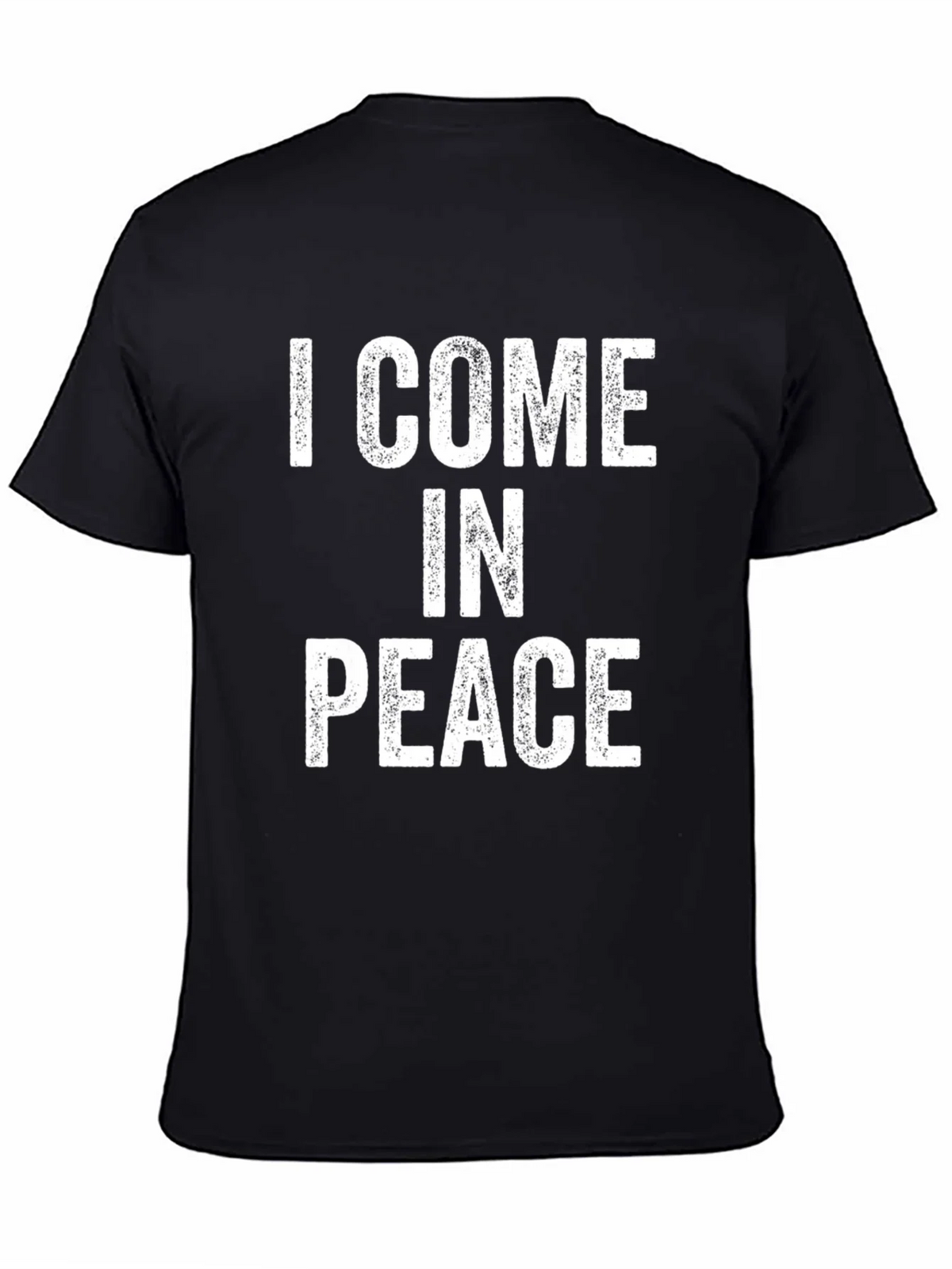 I Come in Peace Graphic Tee - Black product image 4