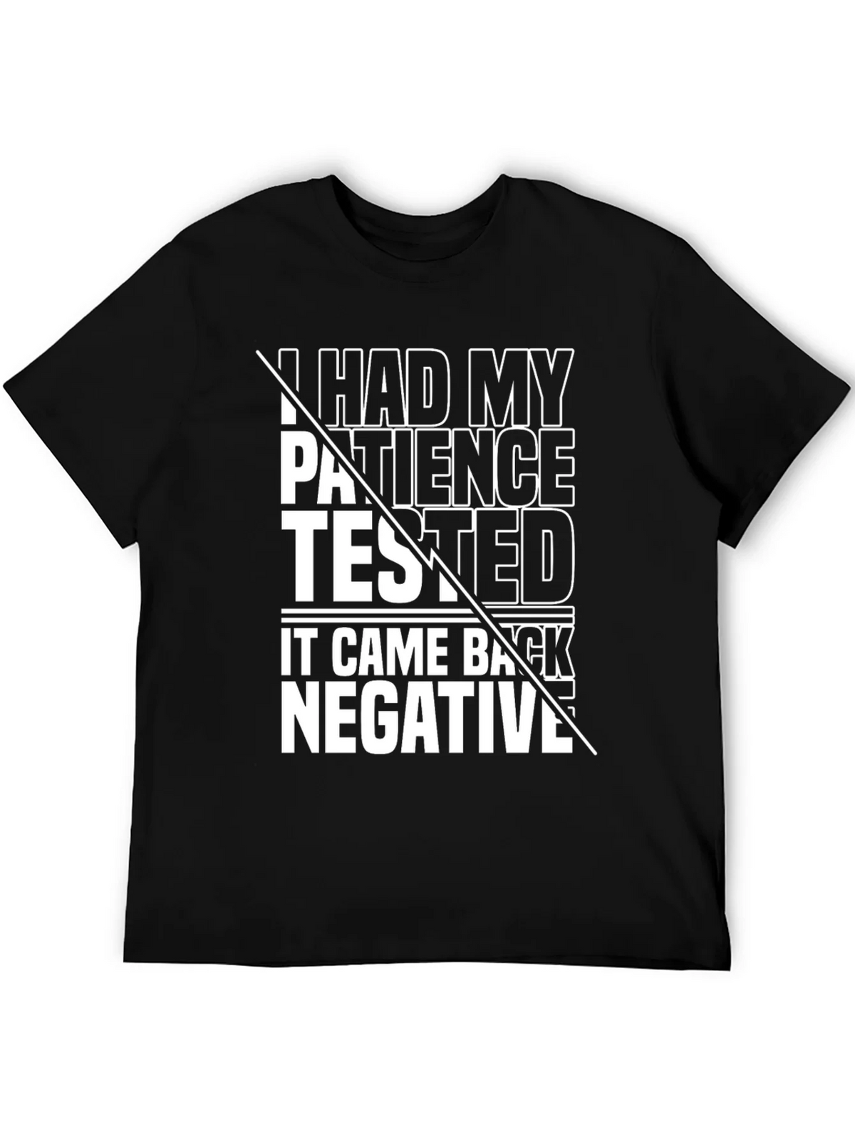 Patience Tested Negative Graphic Tee product image 1