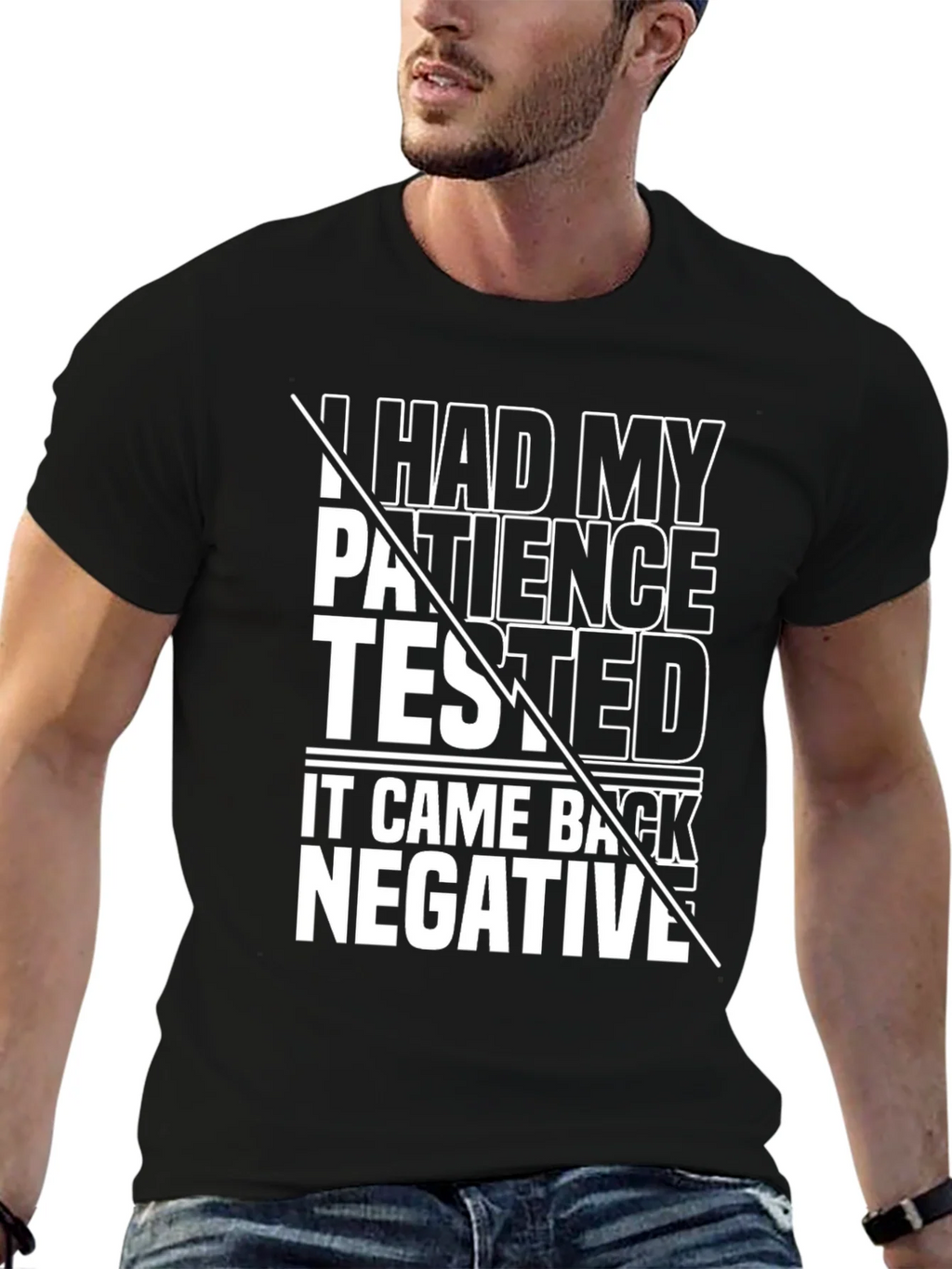 Patience Tested Negative Graphic Tee product image 2