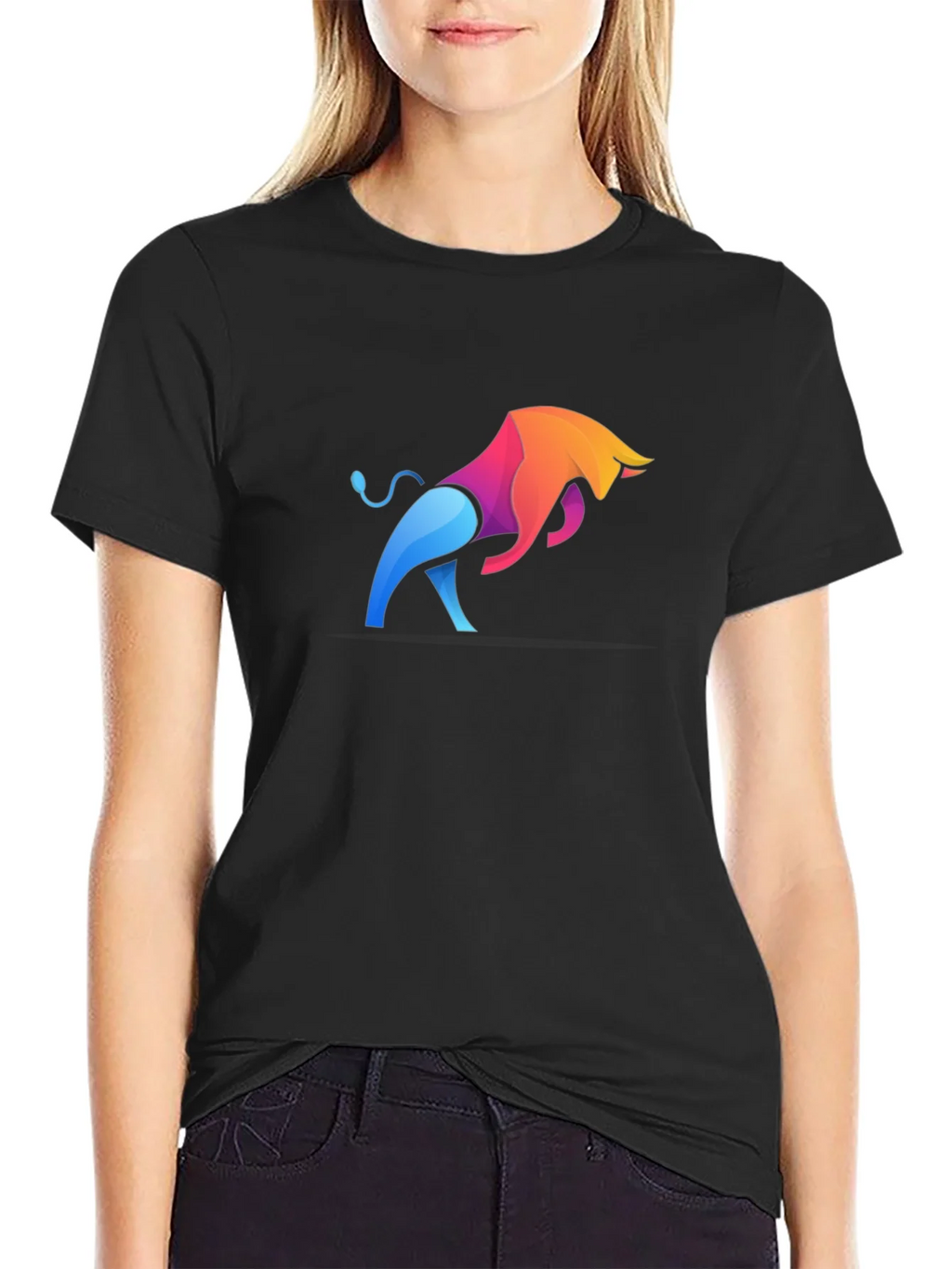 Stylish Bull Graphic Tee - Modern Design product image 2