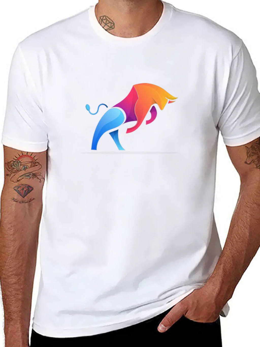 Stylish Bull Graphic Tee - Modern Design product image 7