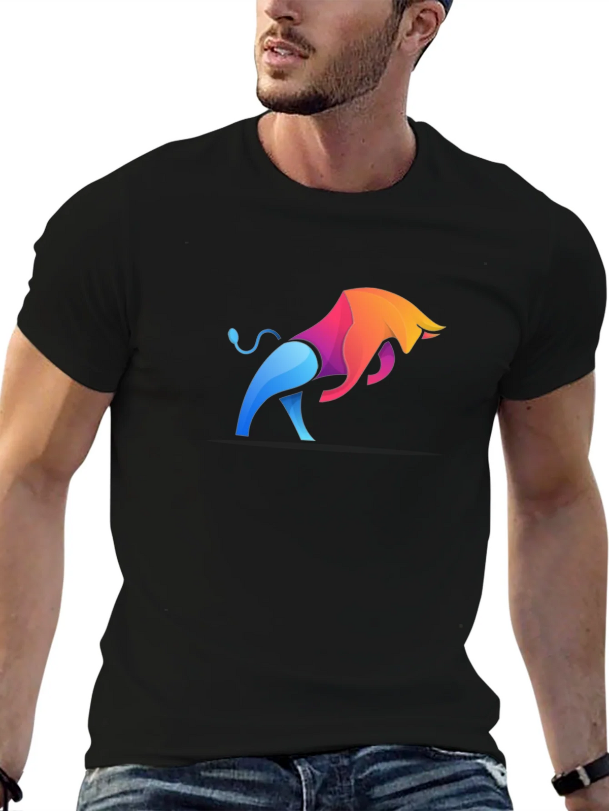 Stylish Bull Graphic Tee - Modern Design product image 6