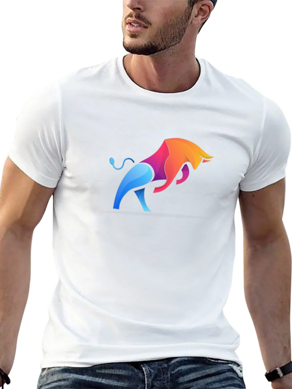 Stylish Bull Graphic Tee - Modern Design product image 12