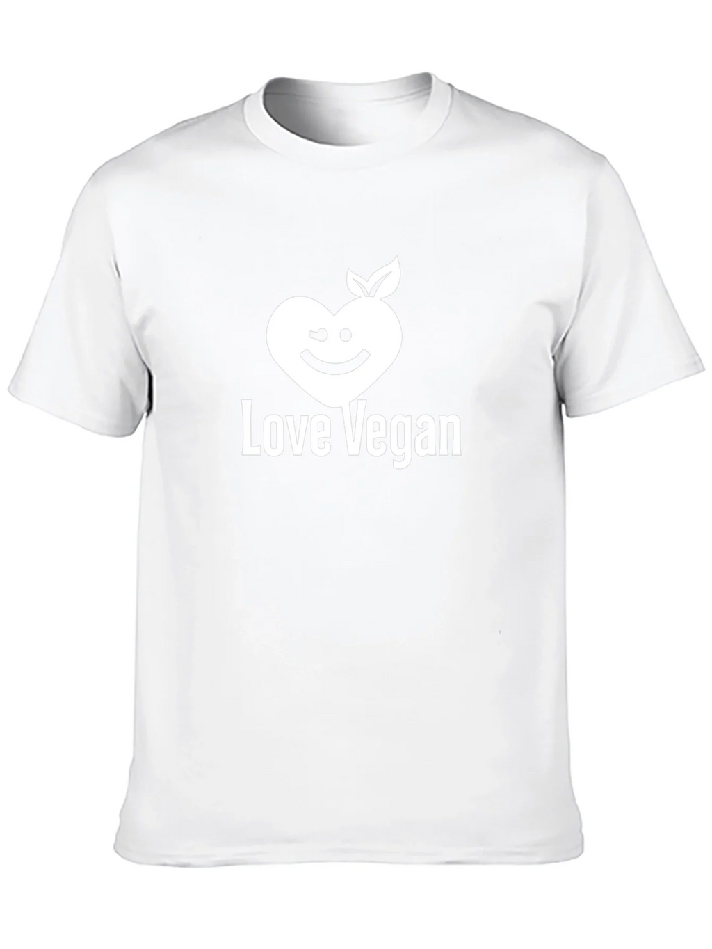 Love Vegan Graphic Tee - Black Cotton Blend product image 9