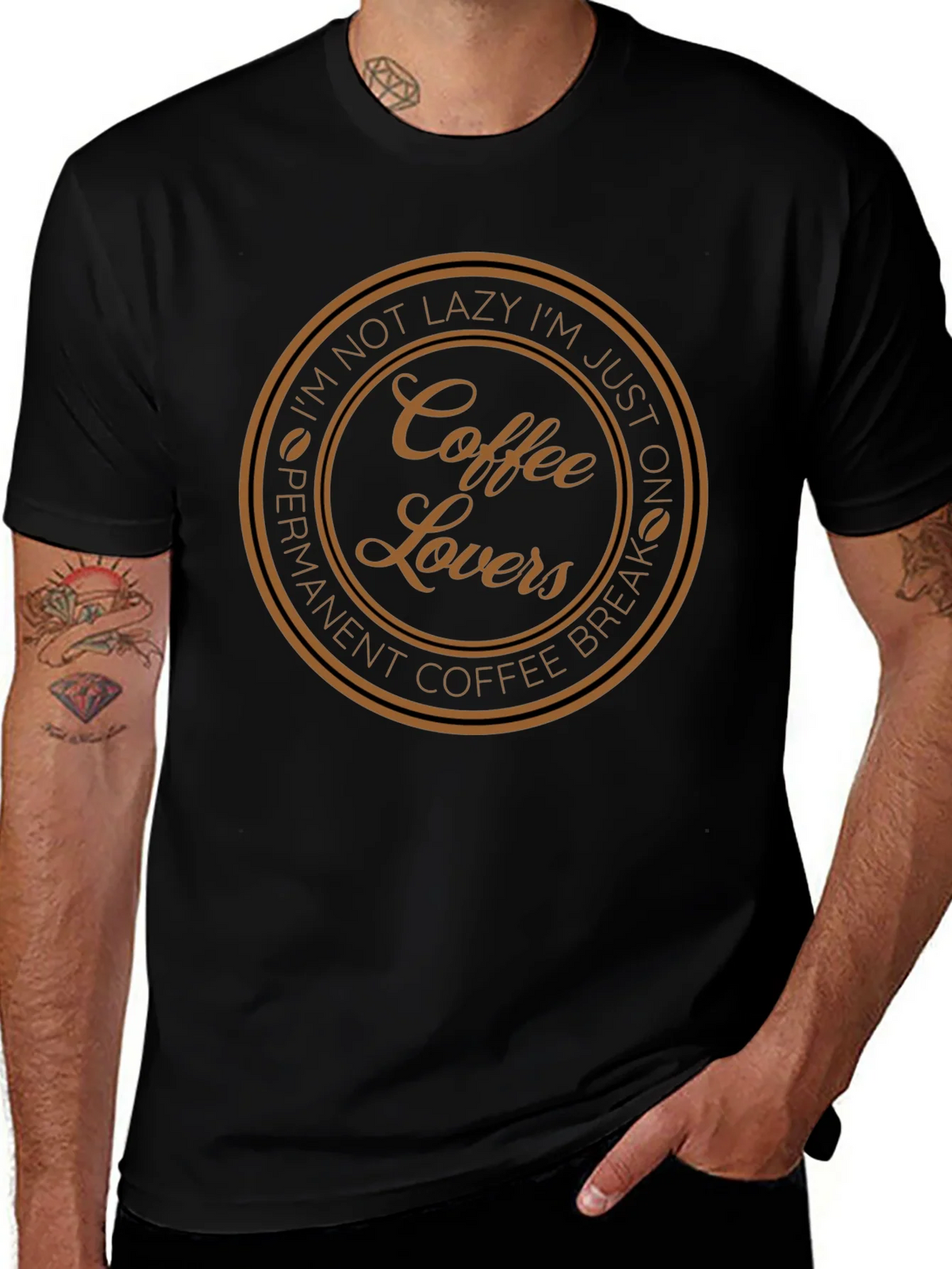Coffee Lovers Graphic Tee - Permanent Break product image 1
