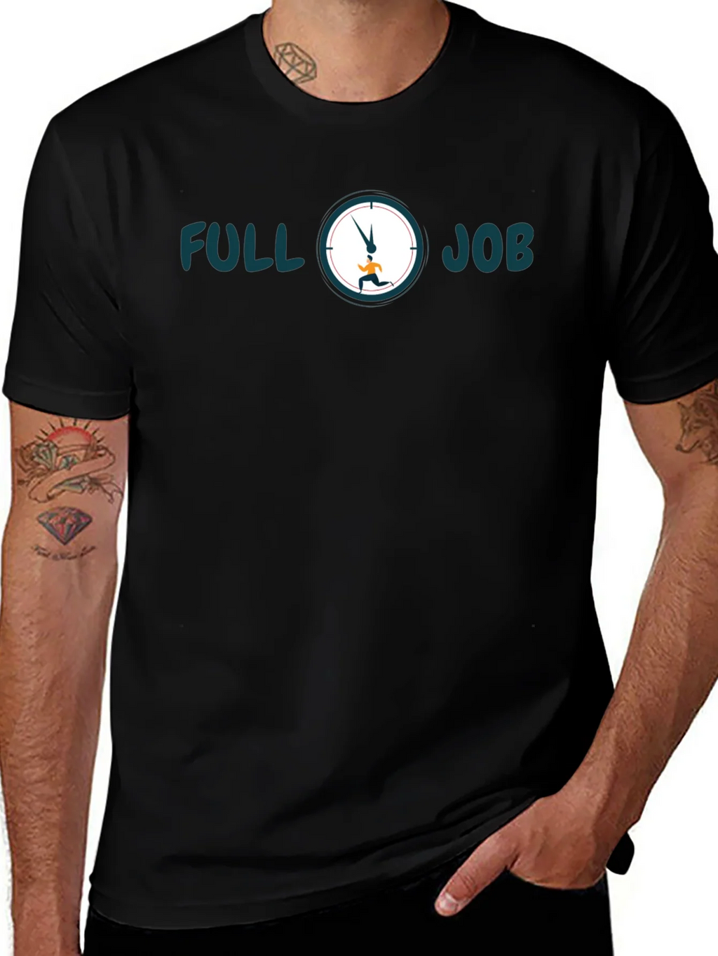 Full Job T-Shirt - Time Flies When Youre Hustling product image 1