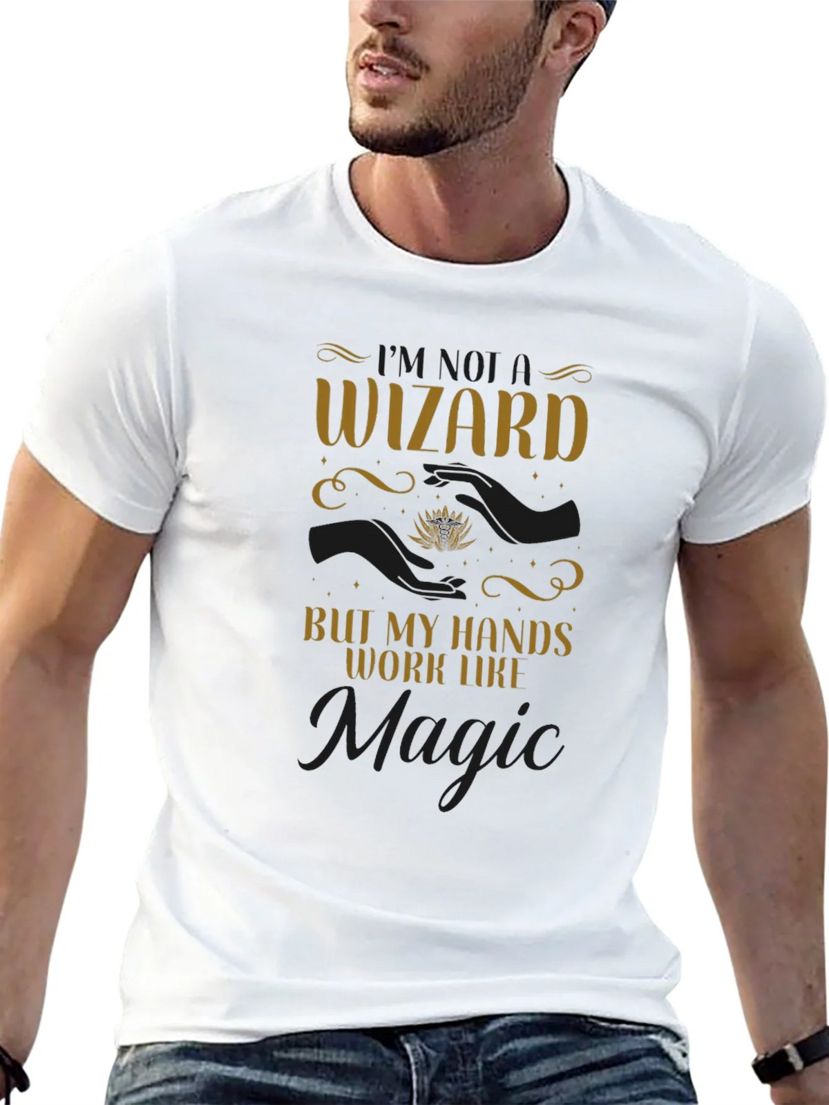 Wizard Hands Magic T-Shirt product image 4