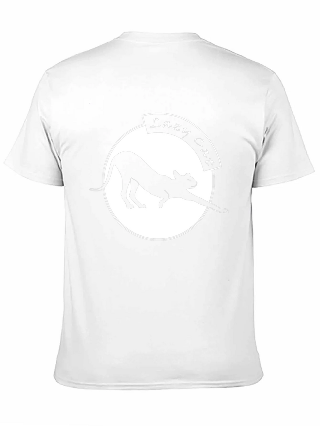 Lazy Cat Graphic Tee - Black Crew Neck product image 10