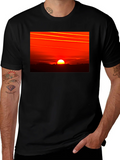 Sunset Graphic Tee - Bold & Stylish product image 1