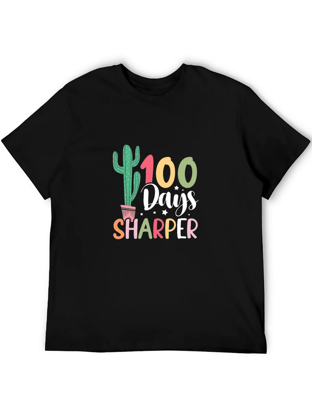 100 Days Sharper Cactus Graphic Tee product image 5