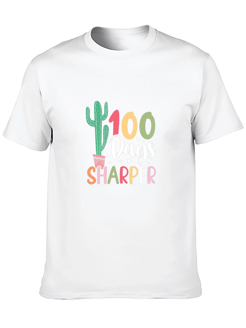 100 Days Sharper Cactus Graphic Tee product image 9