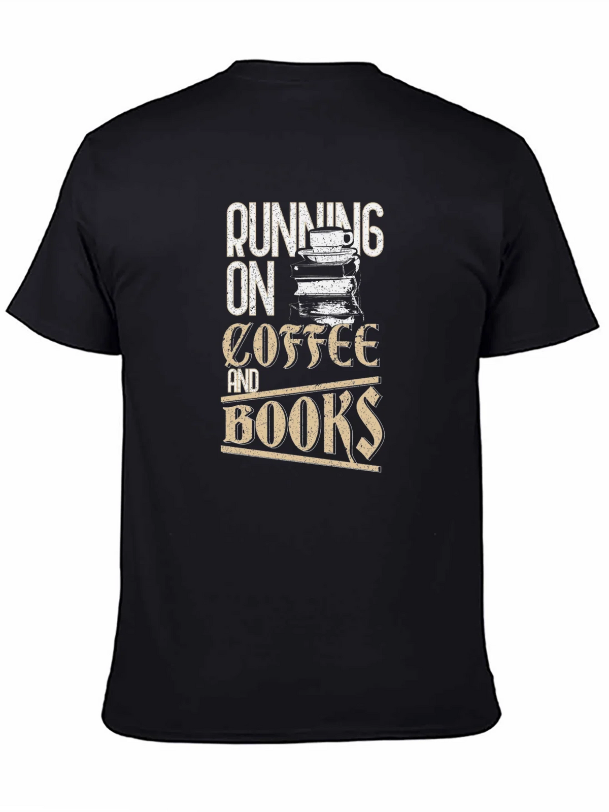 Running On Coffee and Books T-Shirt product image 4