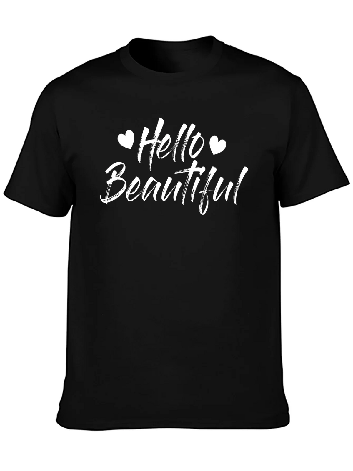 Hello Beautiful Graphic Tee - Black product image 3