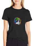 Cool Panda Gamer Graphic Tee - Black product image 1