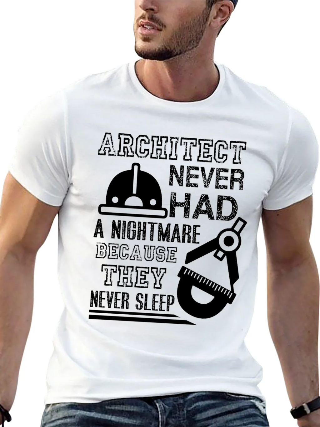Architect Never Sleep Funny T-Shirt product image 12