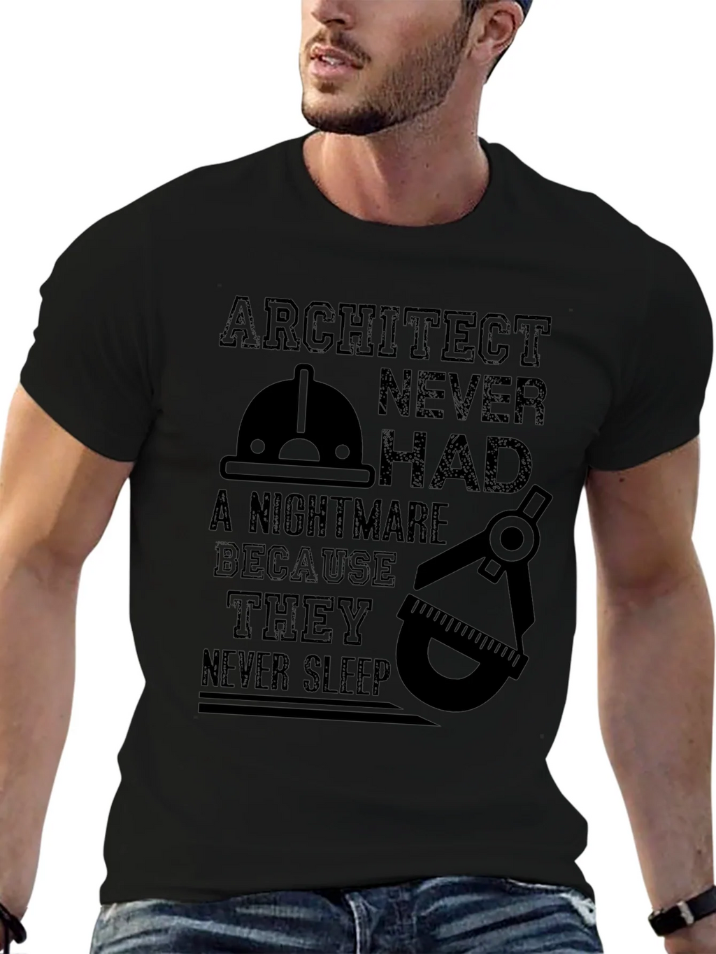 Architect Never Sleep Funny T-Shirt product image 6