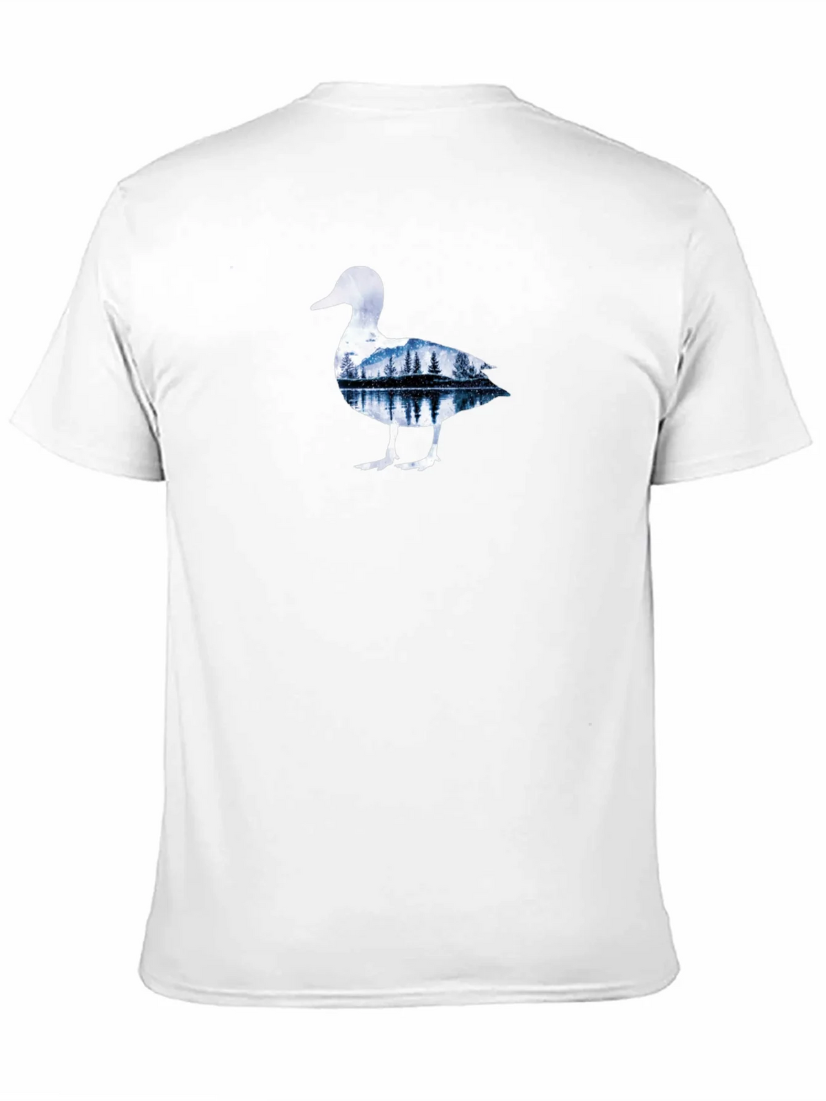 Nature Duck Graphic Tee - Black Cotton T-Shirt product image 10
