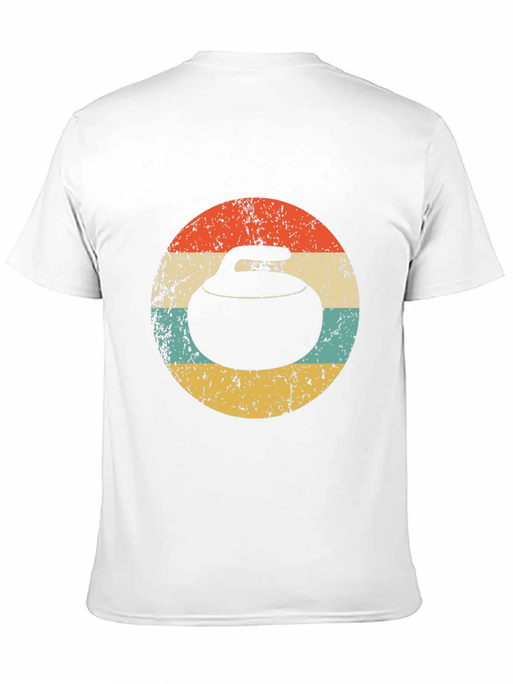 Retro Curling Stone T-Shirt product image 8