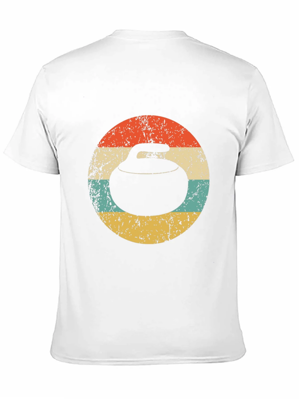 Retro Curling Stone T-Shirt product image 8