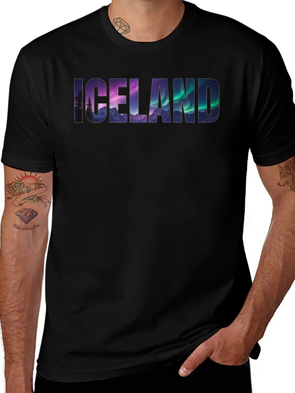 Iceland Landscape Graphic T-Shirt product image 1
