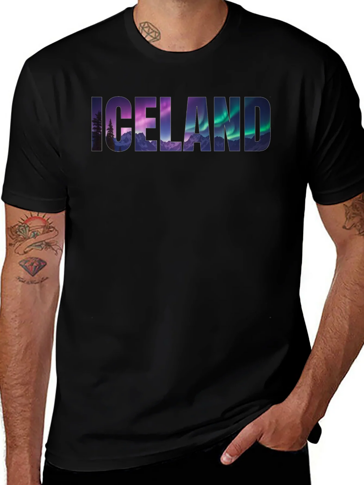Iceland Landscape Graphic T-Shirt product image 1