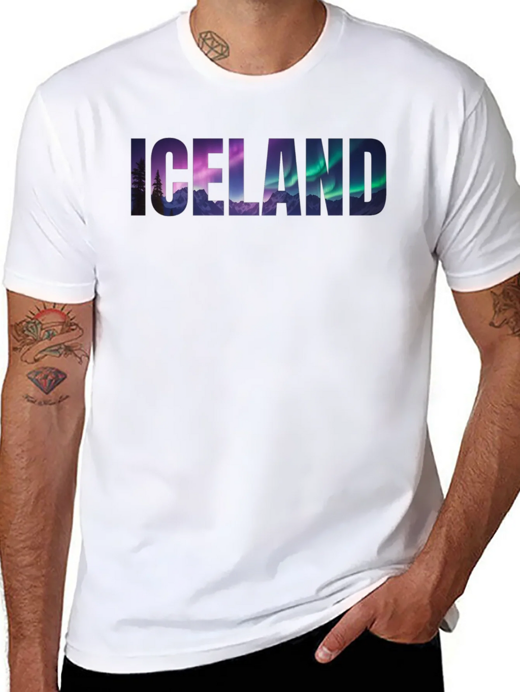 Iceland Landscape Graphic T-Shirt product image 7
