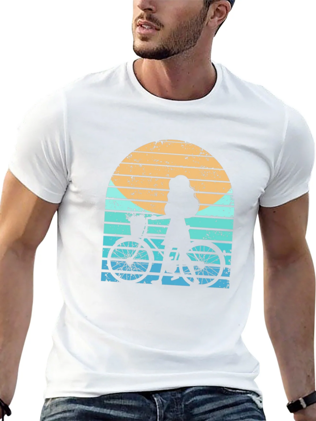 Retro Bicycle Ride Graphic Tee product image 6