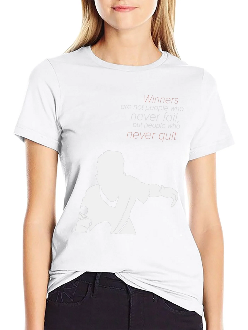 Motivational Graphic T-Shirt - Never Quit product image 8