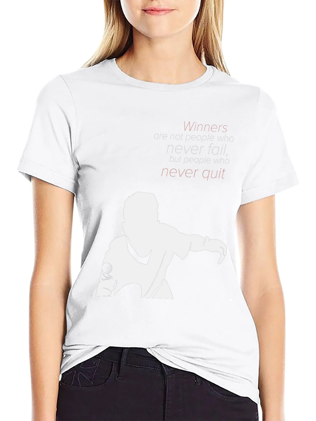 Motivational Graphic T-Shirt - Never Quit product image 8