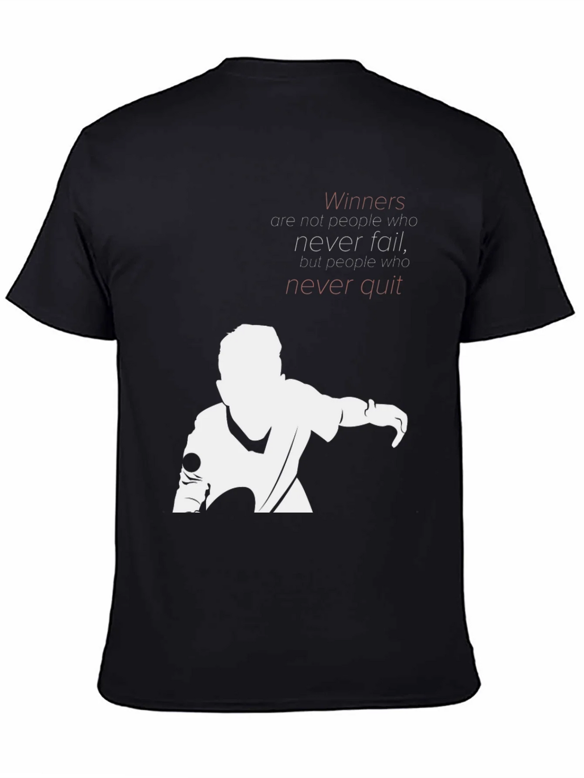 Motivational Graphic T-Shirt - Never Quit product image 4