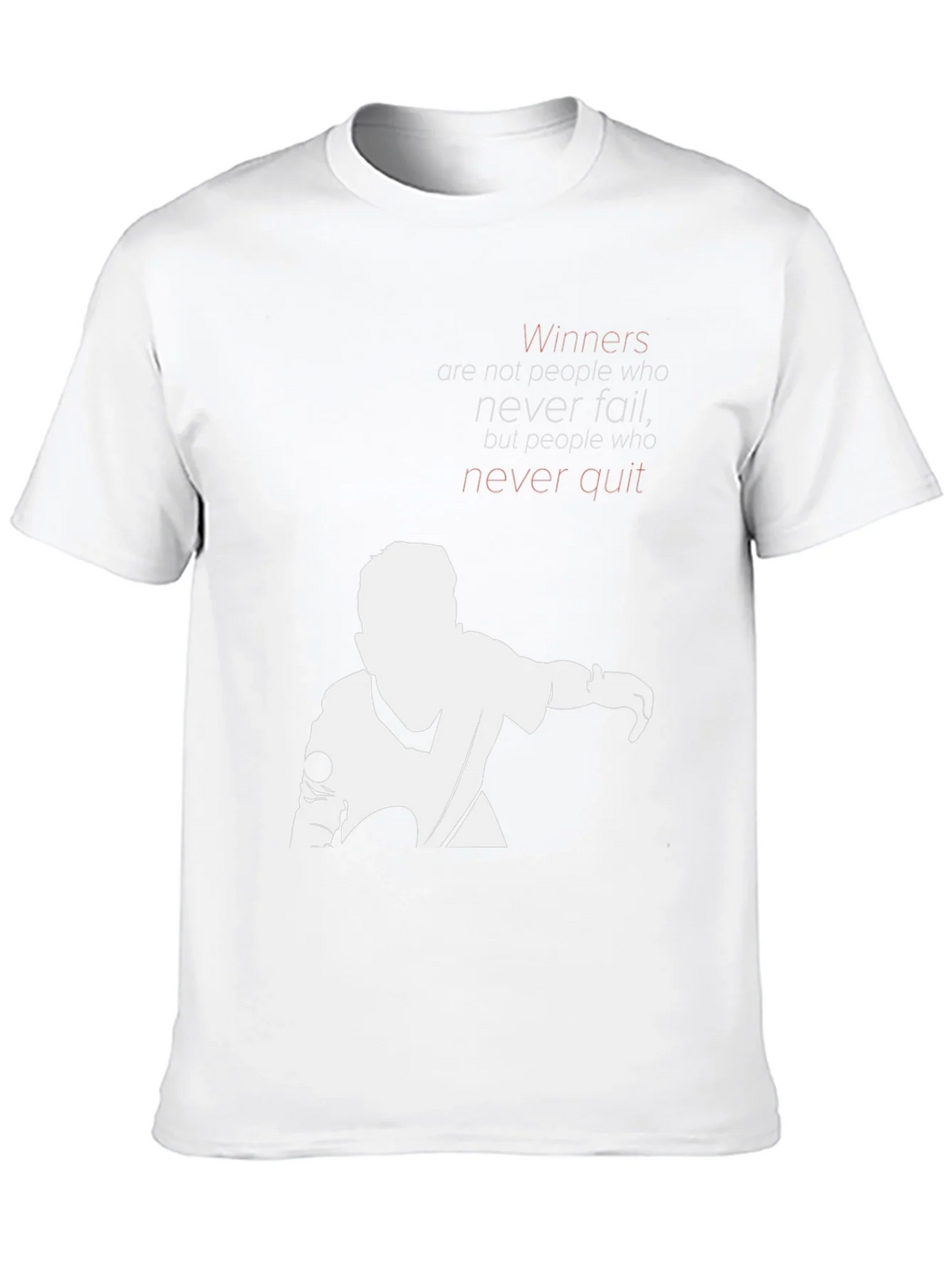 Motivational Graphic T-Shirt - Never Quit product image 9