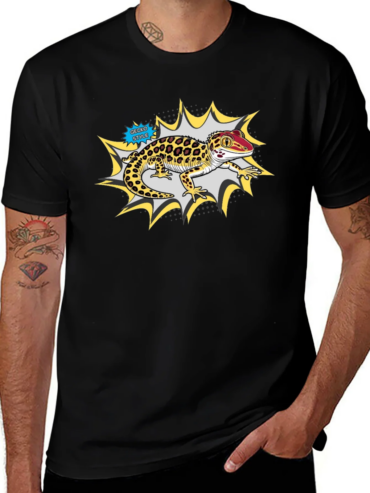 Gecko Style Graphic T-Shirt product image 1