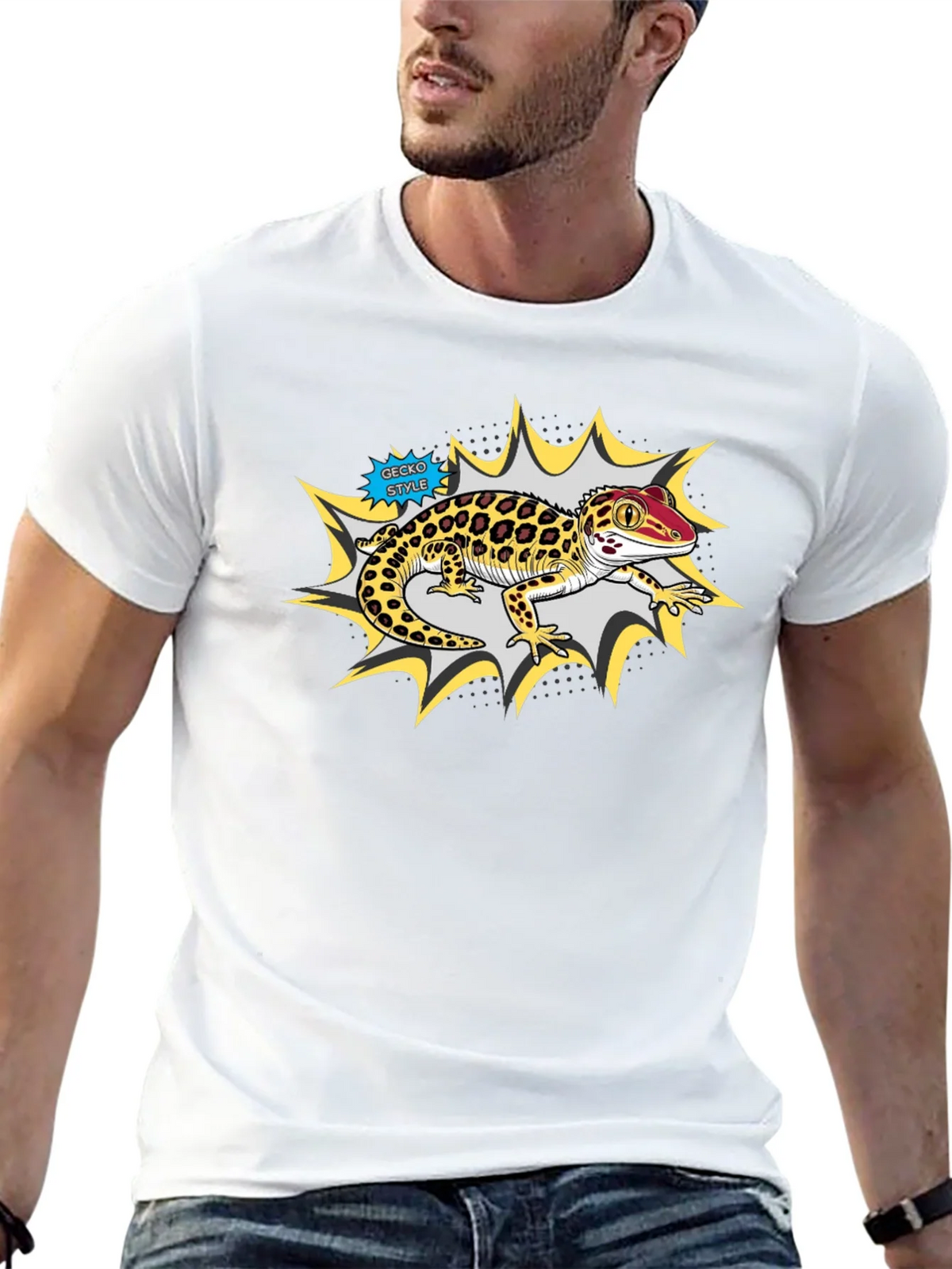 Gecko Style Graphic T-Shirt product image 7
