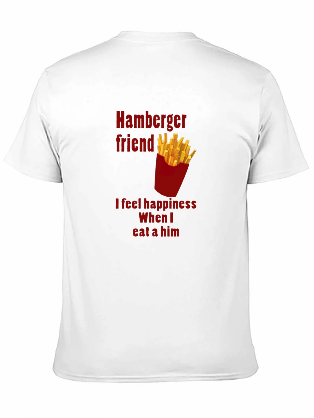 Hamburger Friend Tee - Funny Foodie T-Shirt product image 10